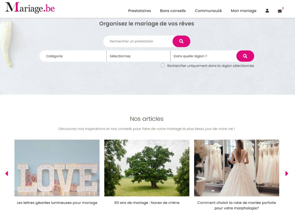 Quel est le meilleur site de mariage ?